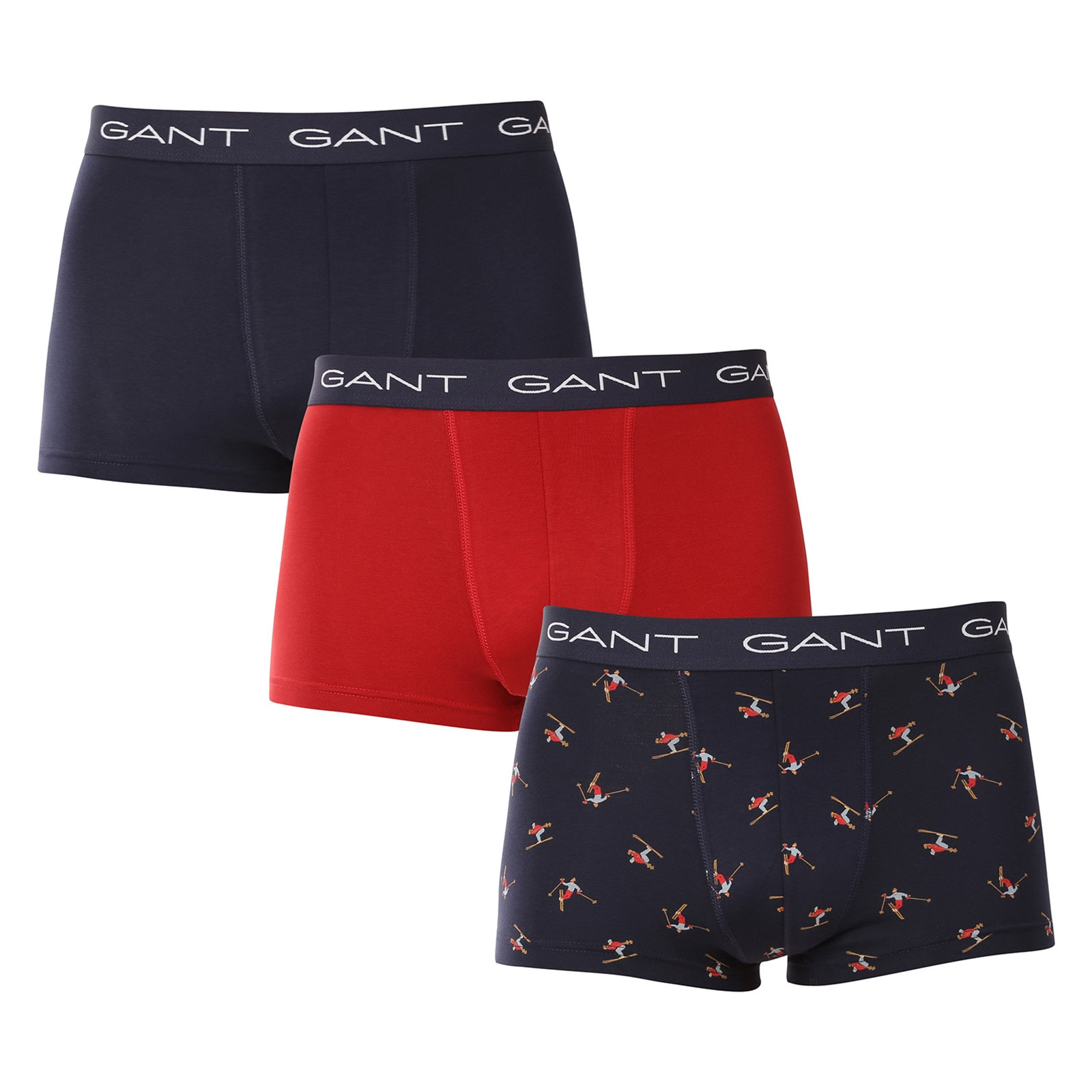 3PACK pánské boxerky Gant vícebarevné (902443023-433) L, trenky / trenýrky