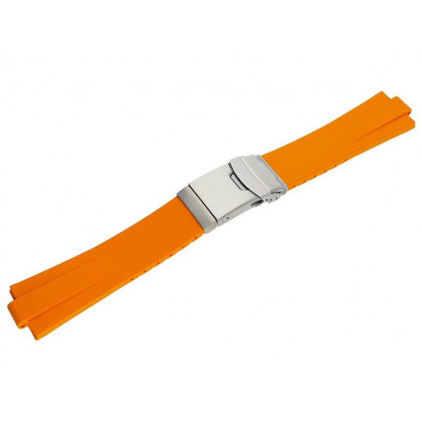 Kaučukový řemínek Epos oranžový 22 mm