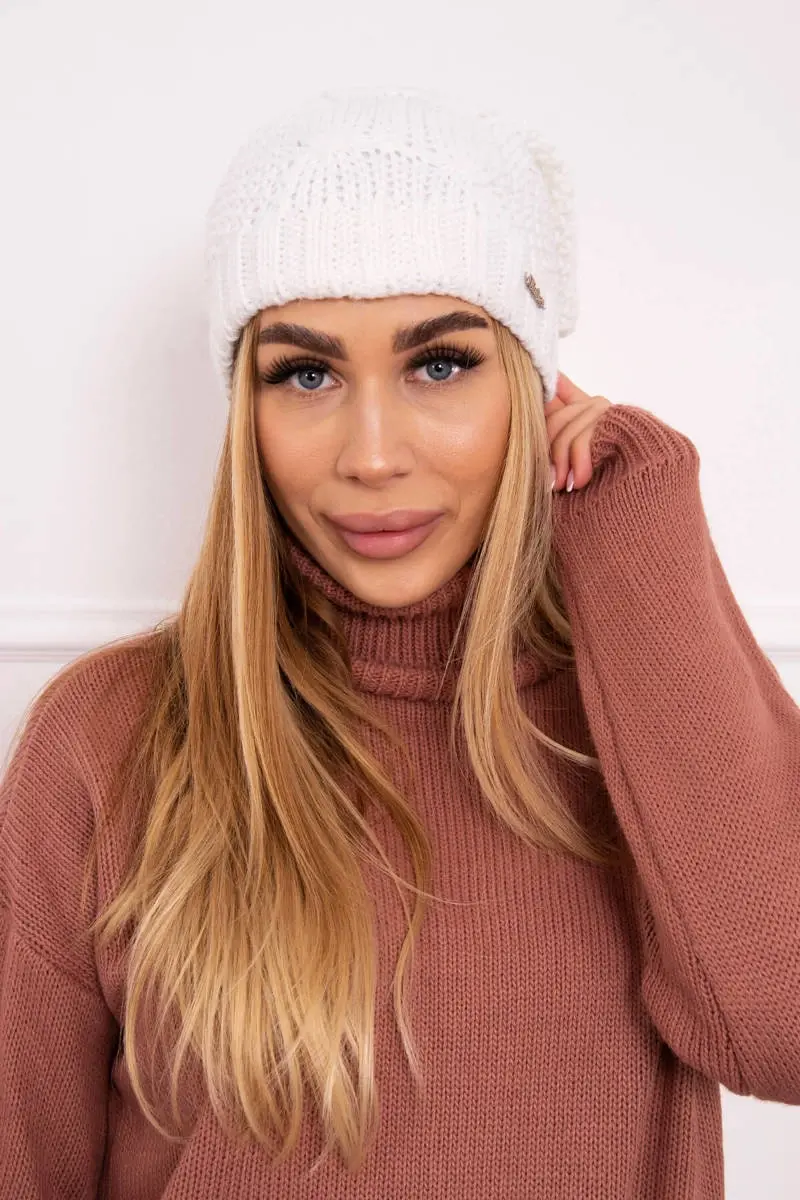 Kesi Fleecová čepice Carolina K243 bílá