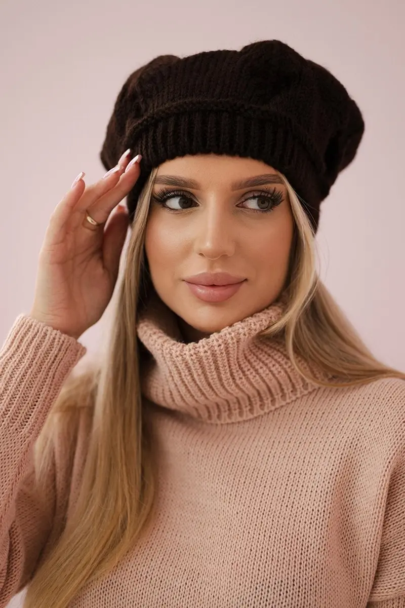 Kesi Dámská čepice Sofia K369 hnědá