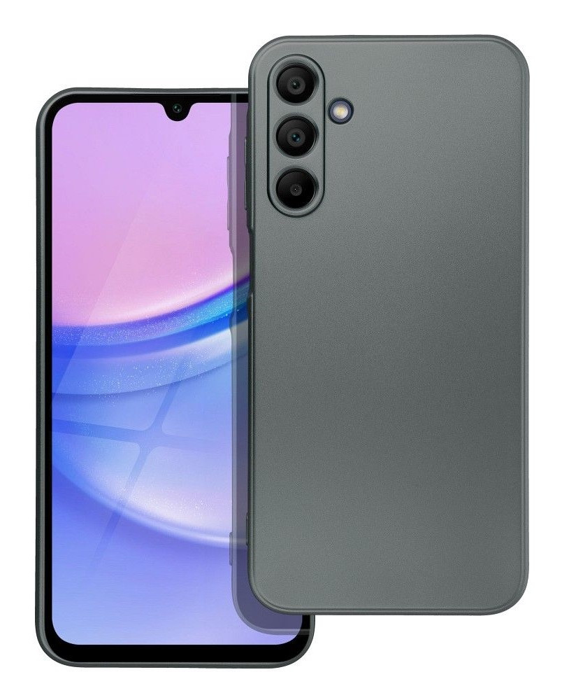 Kryt TopQ Metallic Samsung A15 šedý 134118