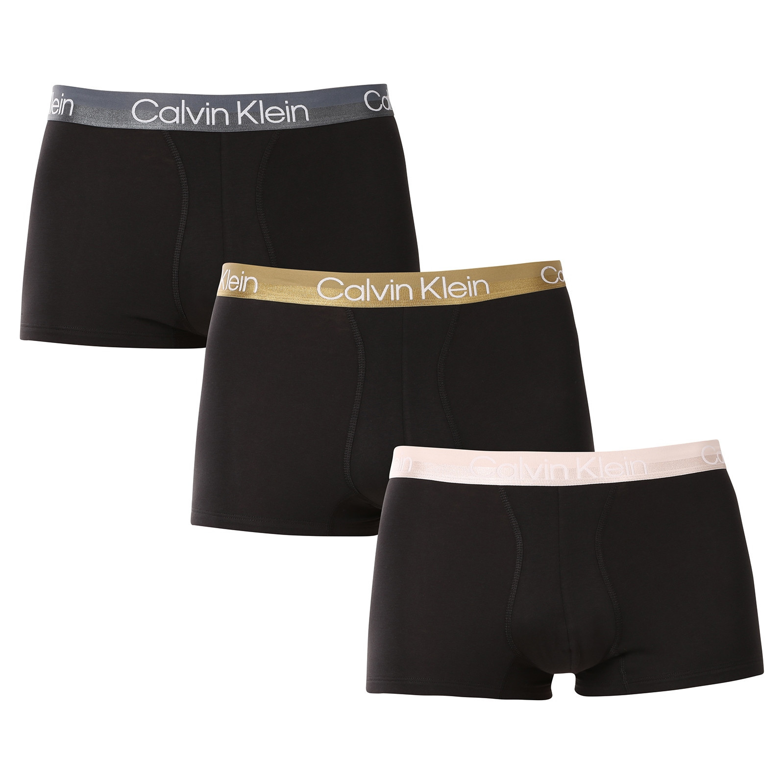 3PACK pánské boxerky Calvin Klein černé (NB2970A-Q14) M, trenky / trenýrky