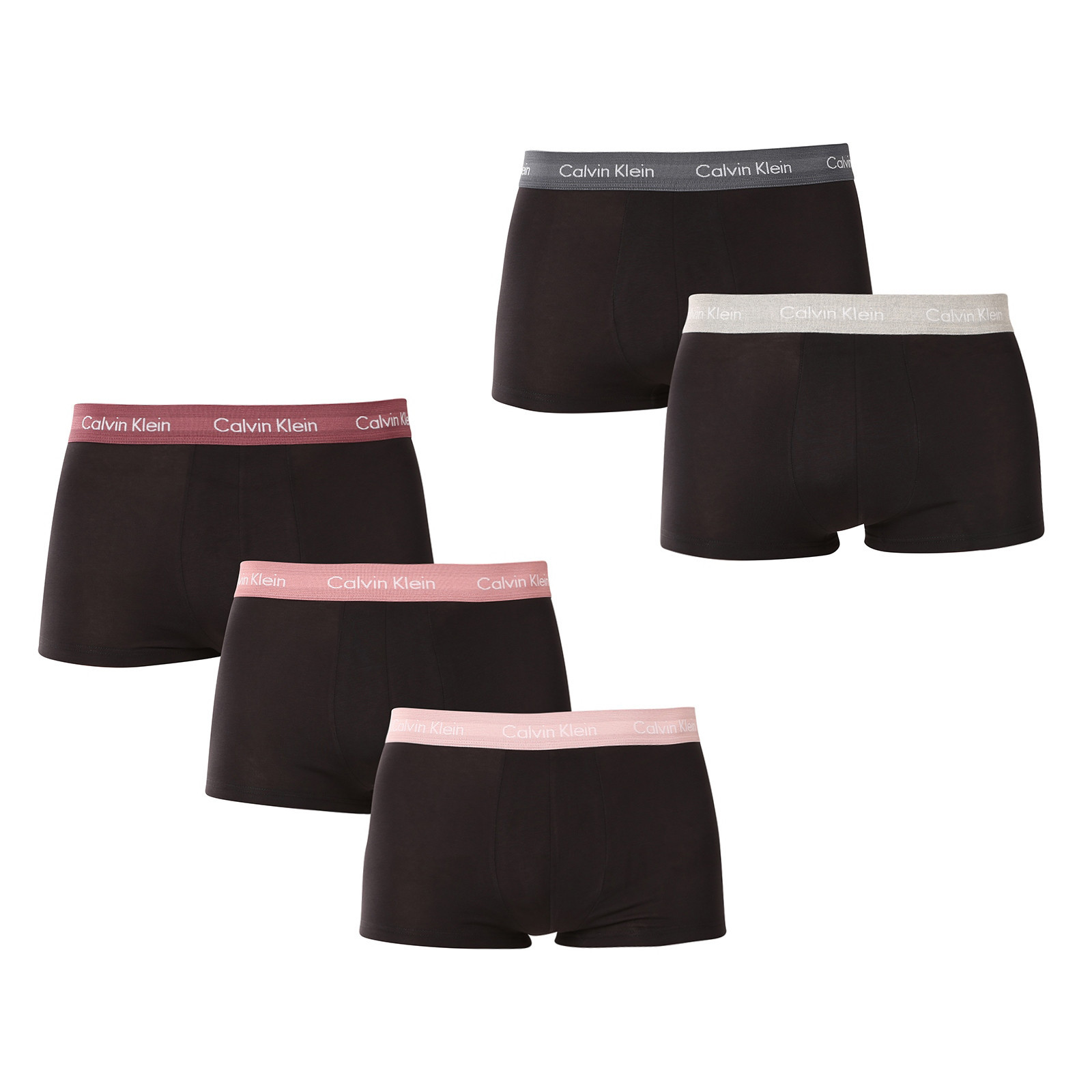 5PACK pánské boxerky Calvin Klein černé (NB2734A-QT6) M, trenky / trenýrky