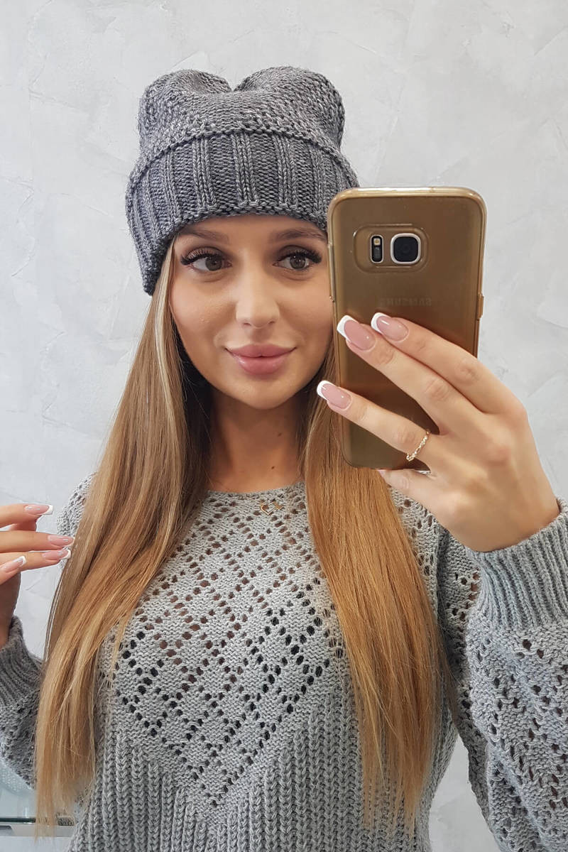 Dámská kšiltovka Danuta K331 tmavě šedá