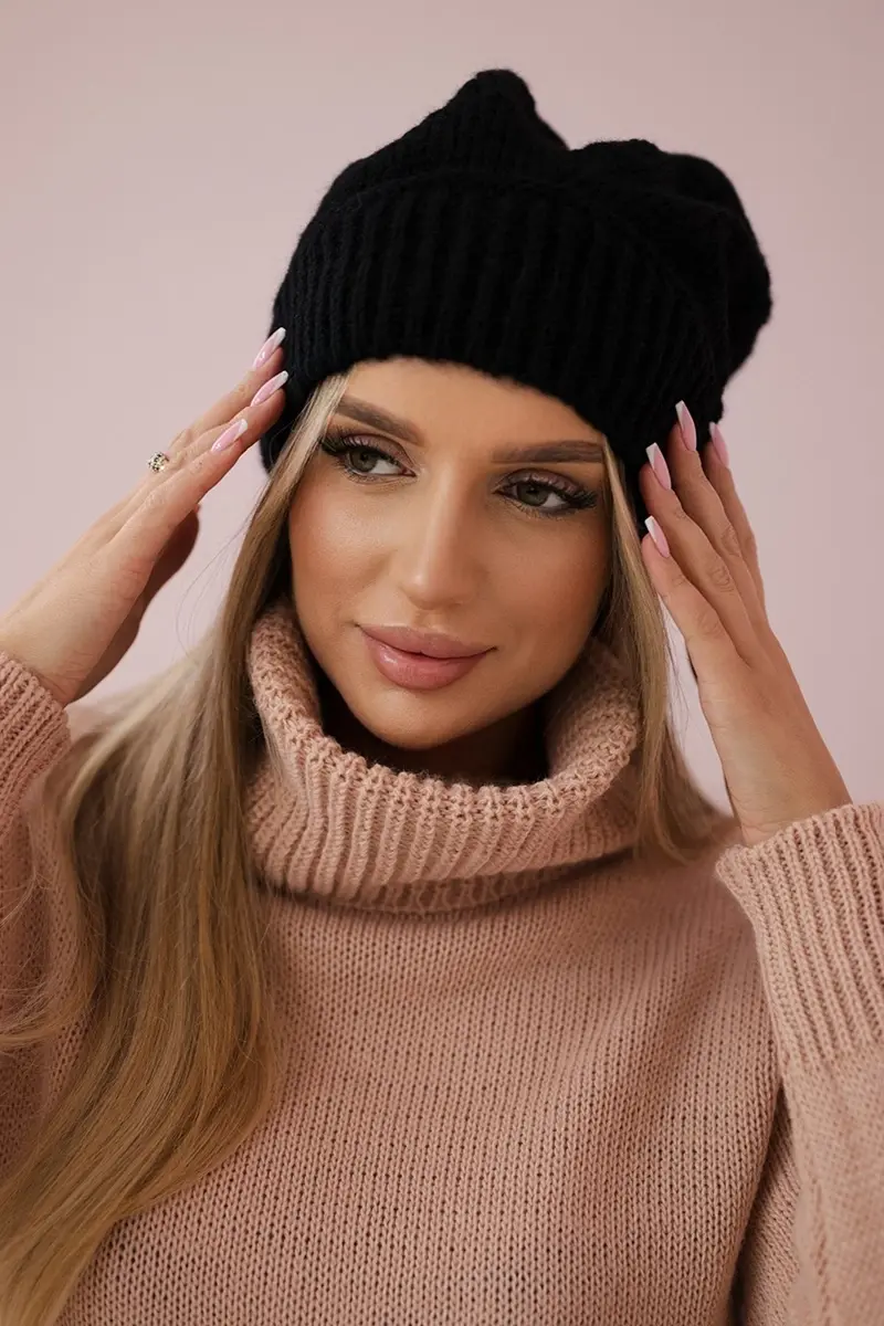 marka niezdefiniowana Dámská čepice Ingrid K371 černá