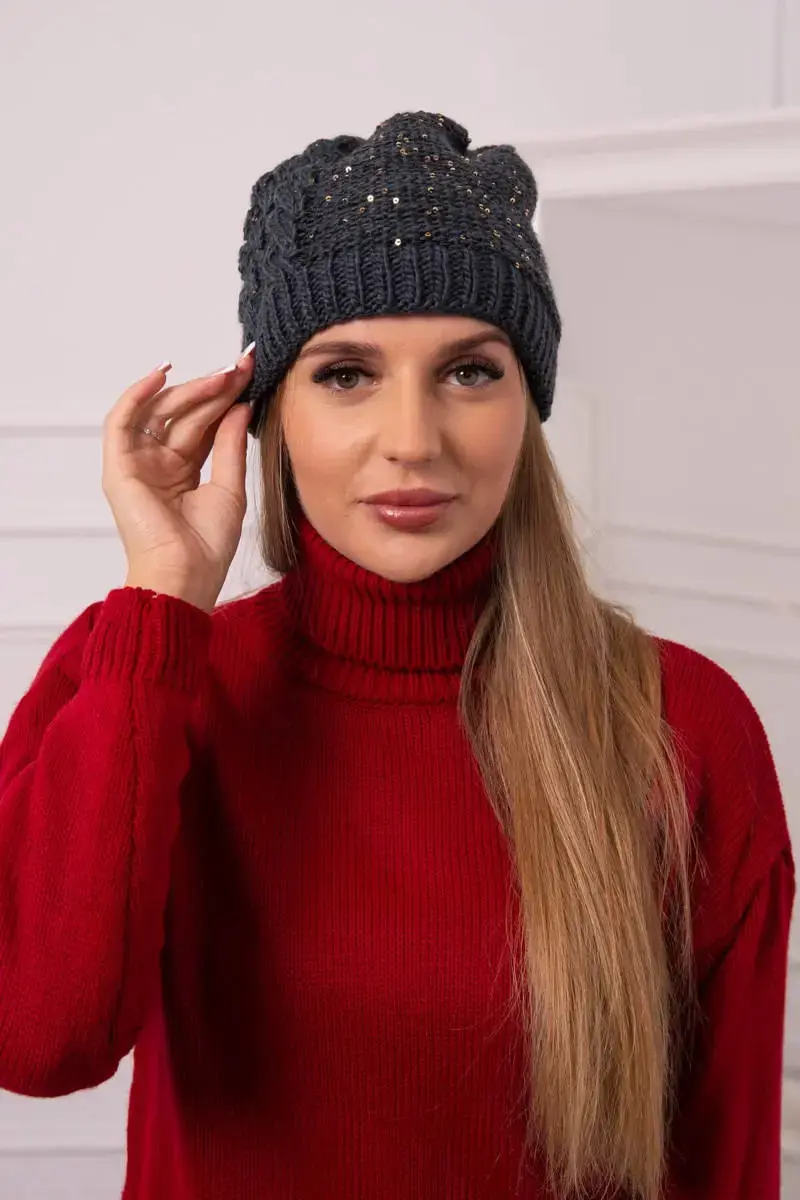 marka niezdefiniowana Dámská čepice Amira K359 černá