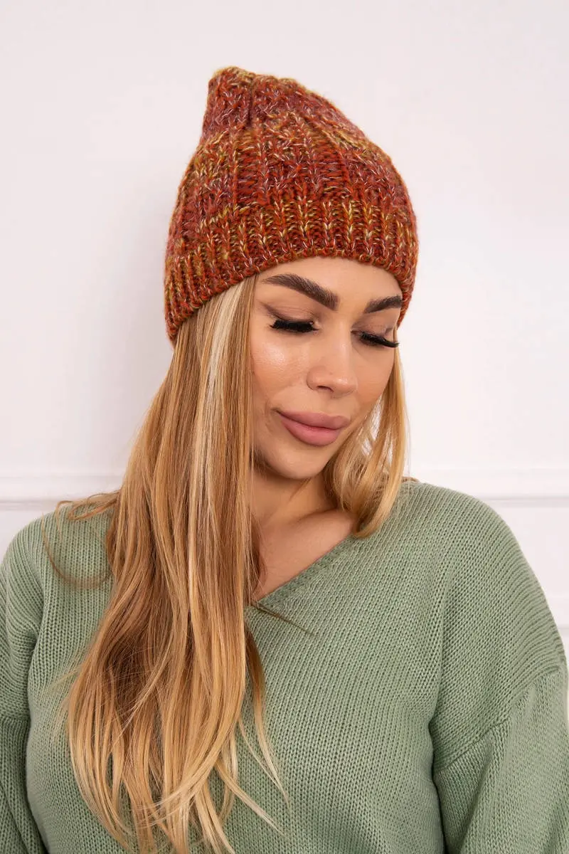 marka niezdefiniowana Fleecová čepice Melisa K241 červená+olivová+tmavě růžová