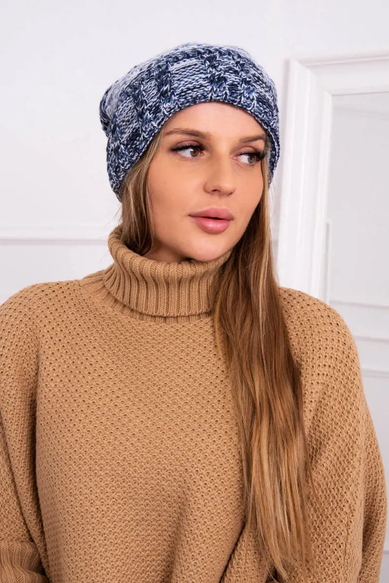 marka niezdefiniowana Pola fleecová čepice K267 černá+džíny