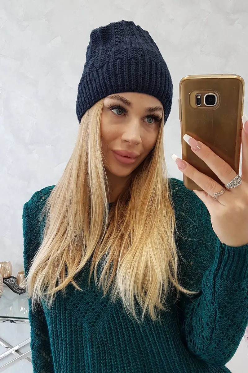 Kesi Fleecová čepice Anna K238 navy blue