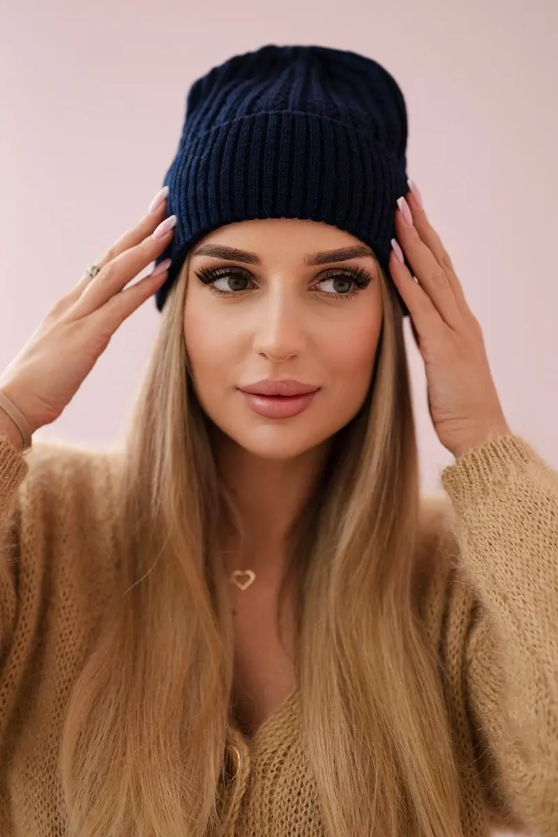 Kesi Tenká čepice Grace K211 tmavě modrá