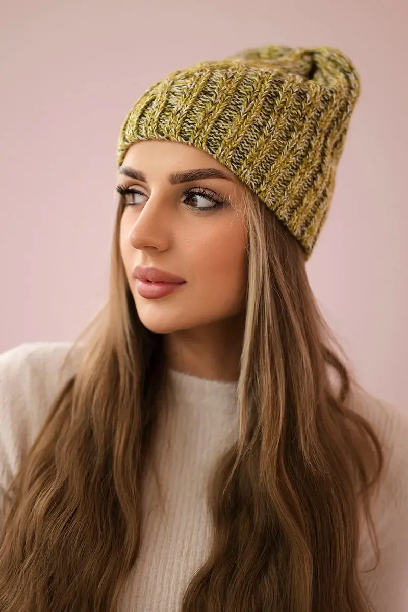 Kesi Veselá fleecová čepice K225 kiwi+khaki