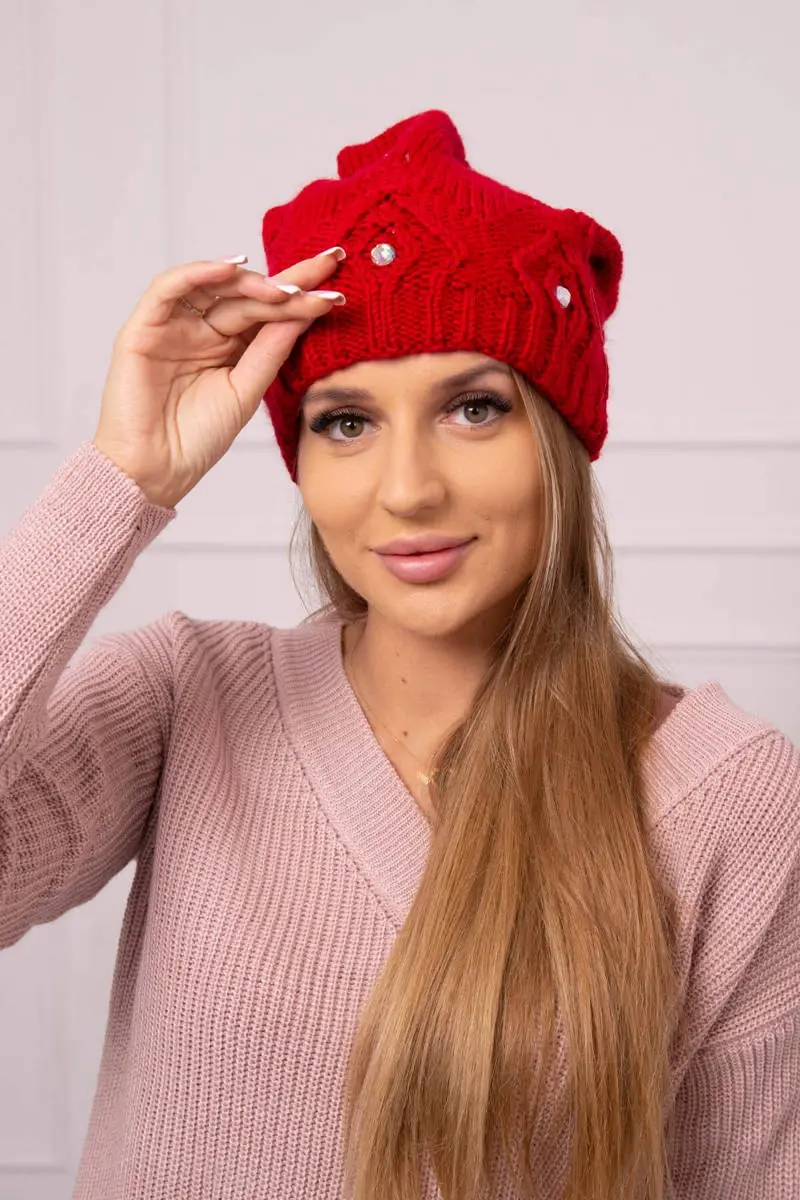 Kesi Dámská čepice Ramona K383 červená