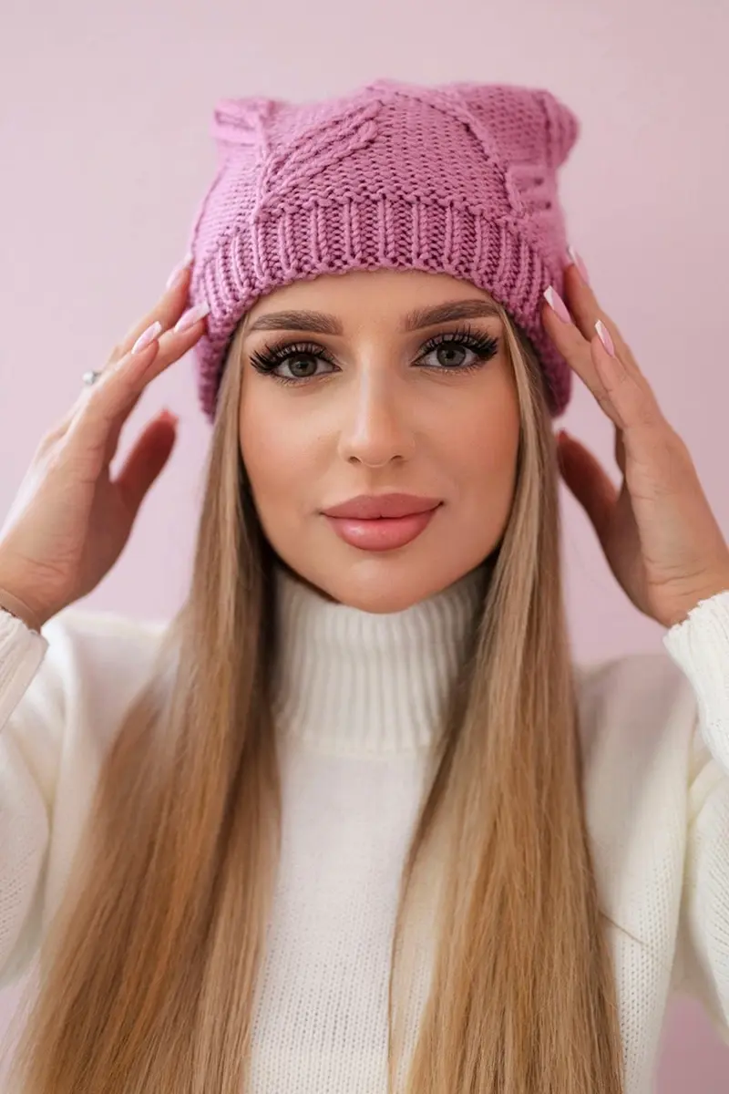 Kesi Majka dámská čepice K376 tmavě růžová