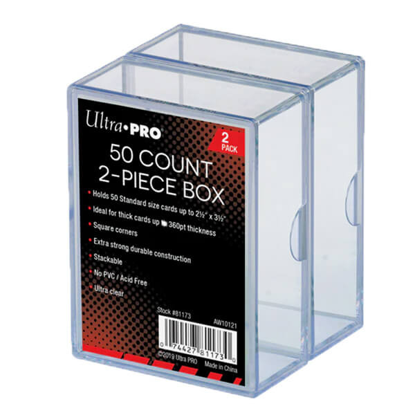 Průhledná krabička na 50 karet UltraPro - 2 ks