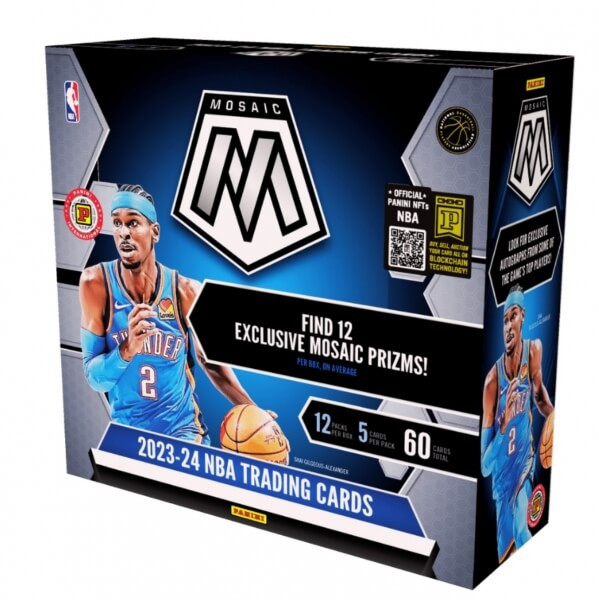 2023-2024 Panini Mosaic Basketball Hobby International Box NBA