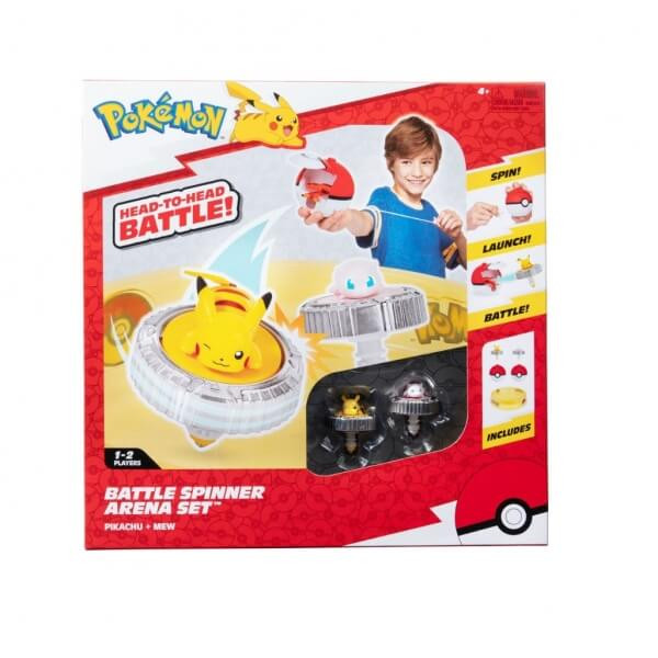 Pokémon hračka - Battle Spinner 2-Pack - Pikachu a Mew