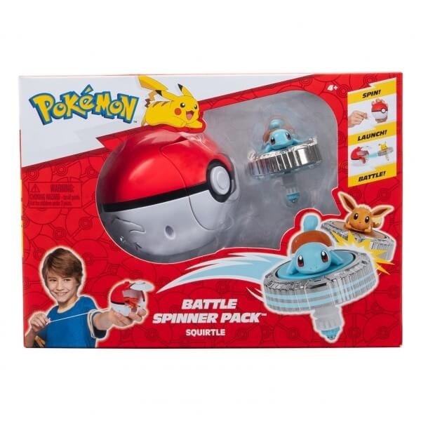 Pokémon Battle Spinner Pack - Squirtle & Poké Ball