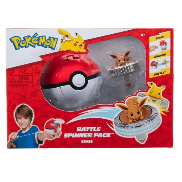 Pokémon Battle Spinner Pack - Eevee & Poké Ball