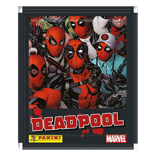 Deadpool - balíček samolepek (4 samolepky + 1 karta)