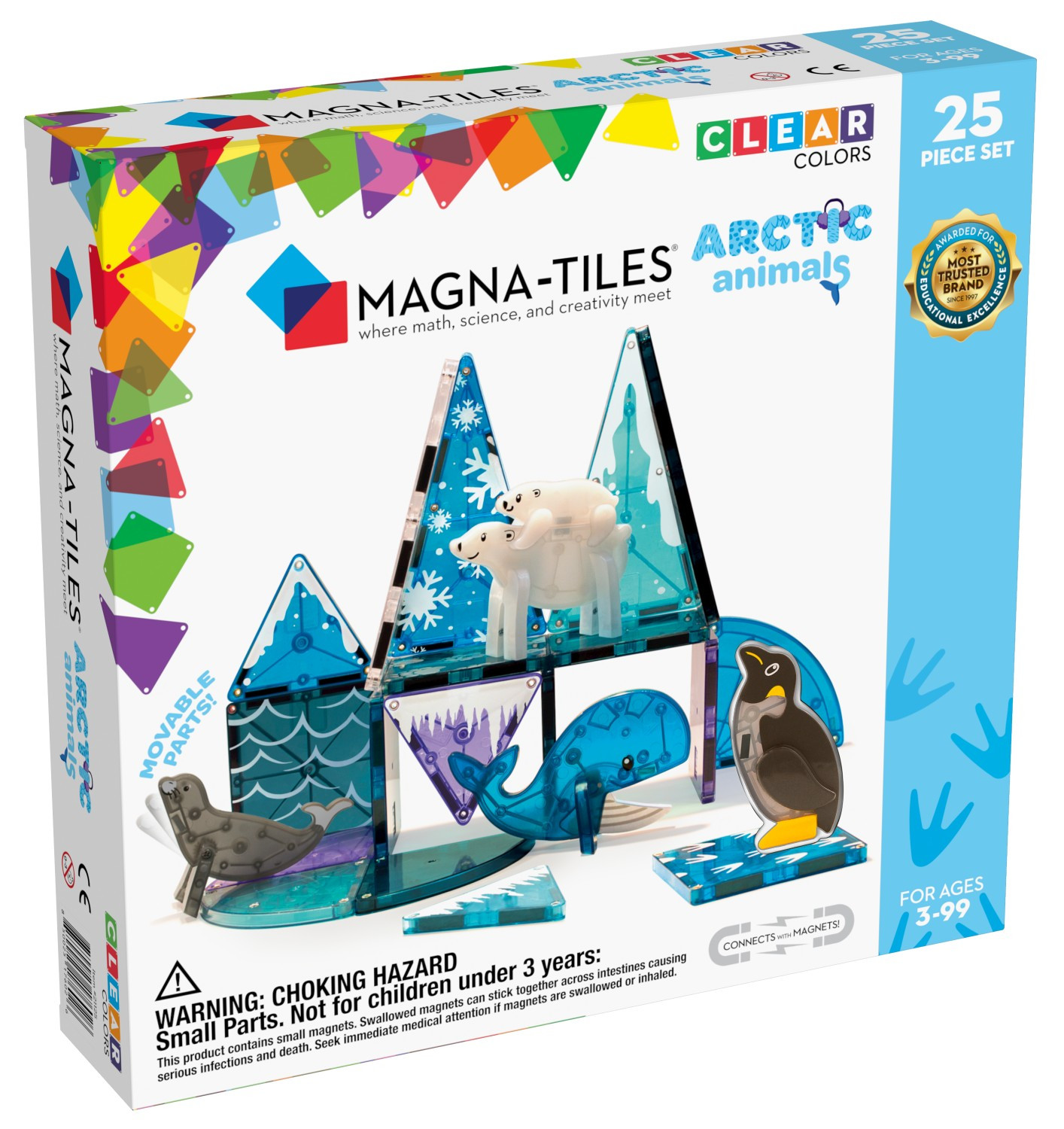 Valtech Magna Tiles - Arktická zvířata (25 ks)