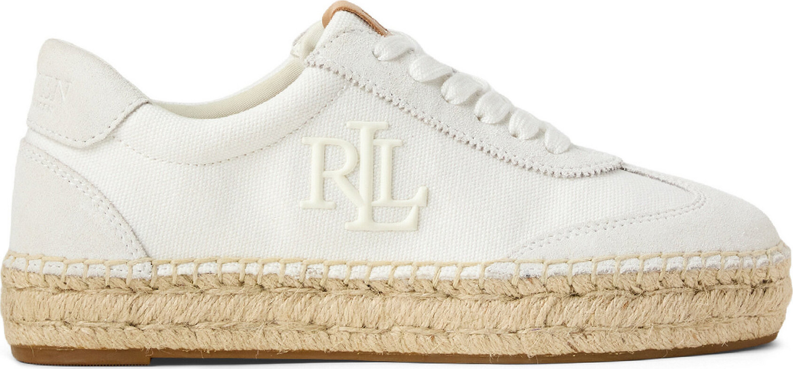 Espadrilky LAUREN RALPH LAUREN Luize 802959230001 Bílá