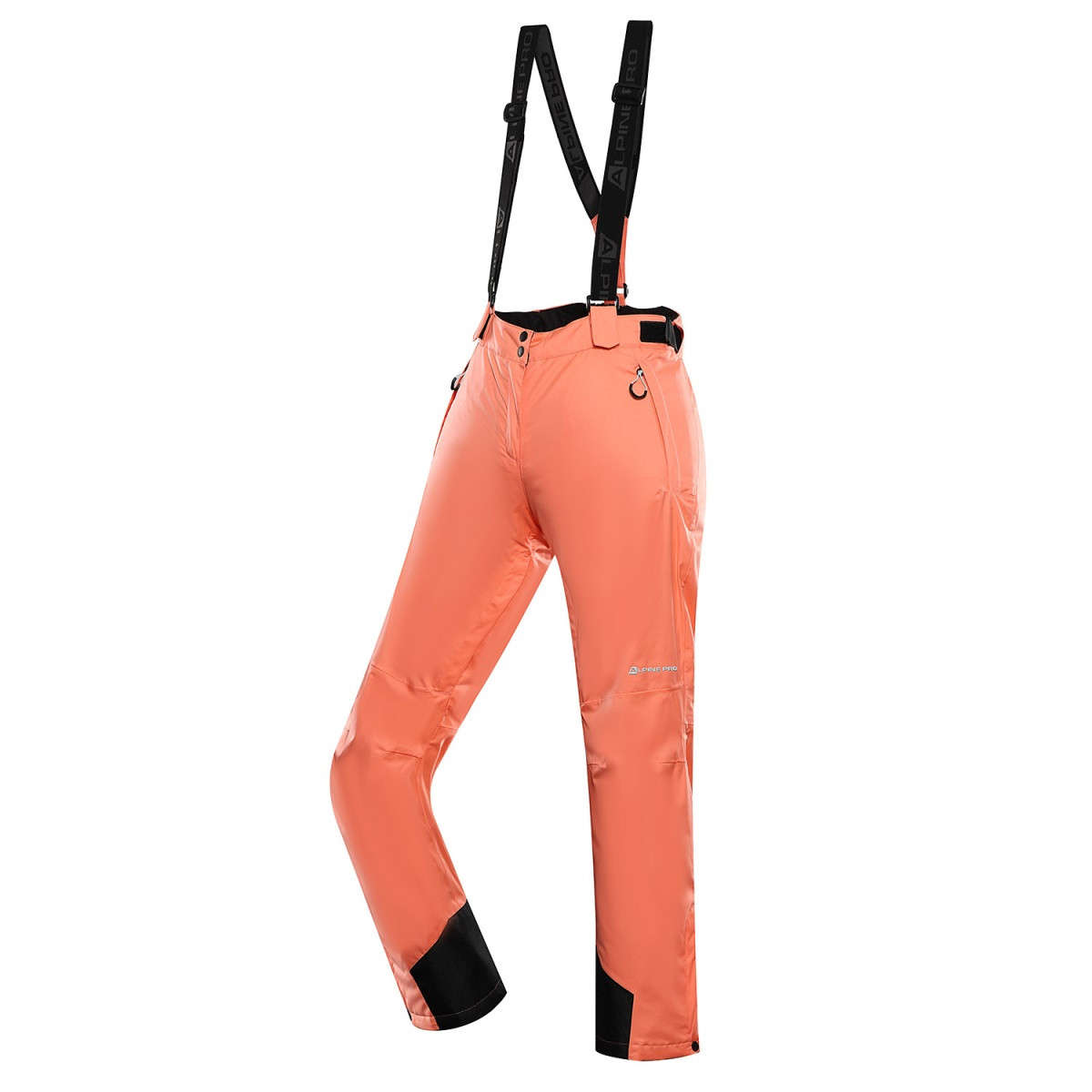 Dámské lyžařské kalhoty s membránou ptx snow alpine pro edesa oranžová xs