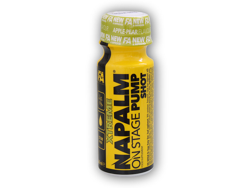 Fitness Authority NAPALM On Stage PUMP shot 60ml Varianta: cherry passionfruit