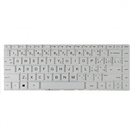 HP 14-CM0001LA Klávesnice CZ/SK bílá bez rámečku, bez podsvícení
