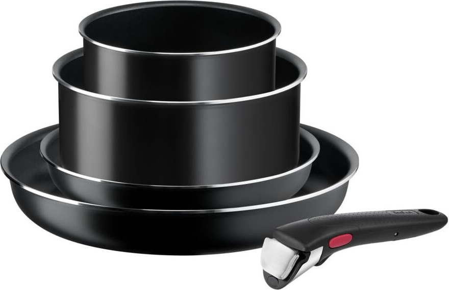 Hliníková sada nádobí 5 ks INGENIO EASY COOK & CLEAN BLACK L1549043 – Tefal