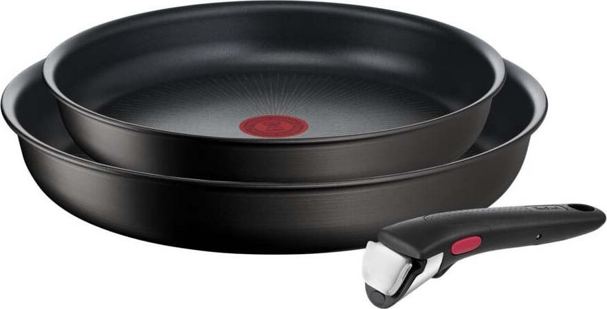 Hliníkové pánve s nepřilnavým povrchem v sadě 2 ks ø 28 cm INGENIO Eco Resis L3979102 – Tefal