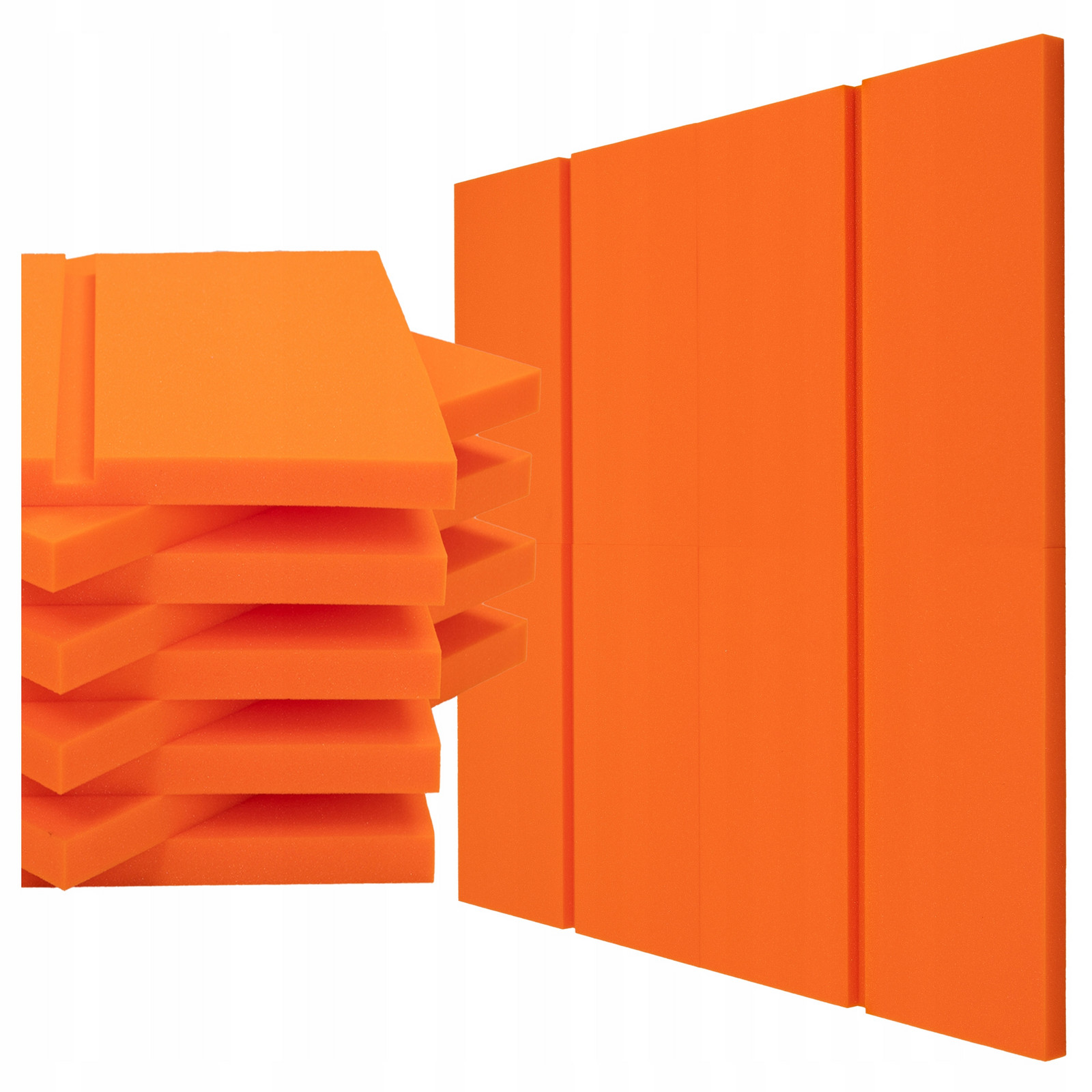 Čtvercová akustická Obrazovka s fází oranžová účinná absorbující