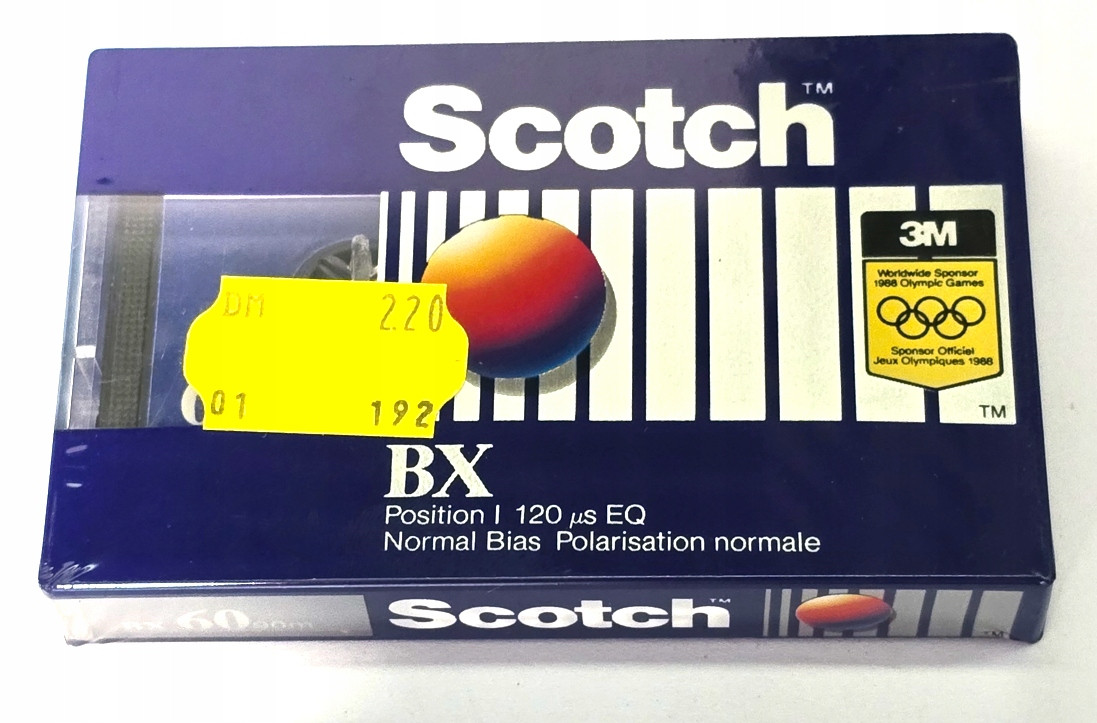 Magnetofonová Kazeta Scotch Bx 60 Nová Fólie