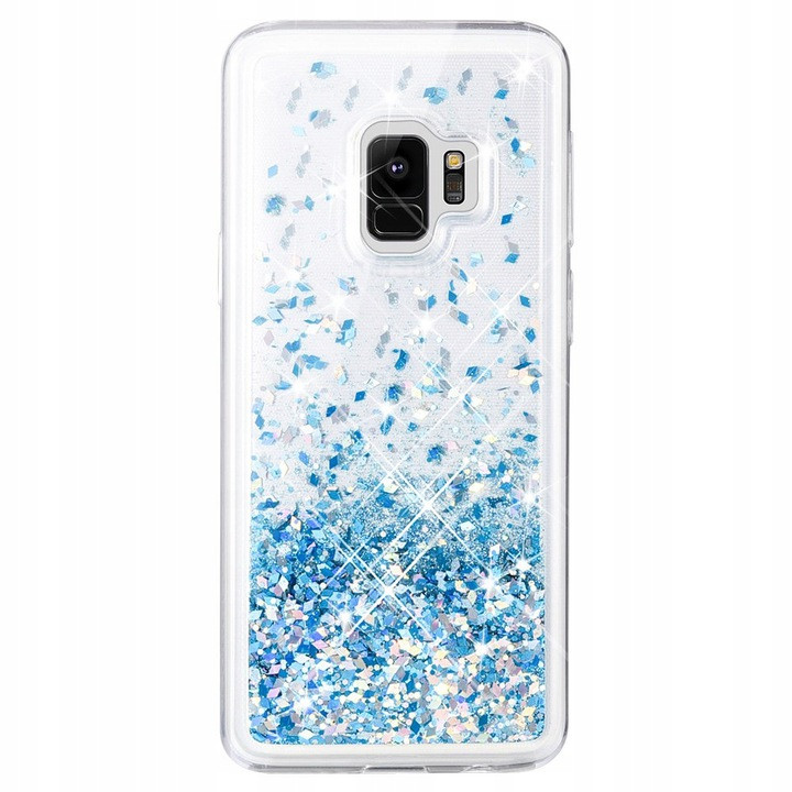 Zadní Kryt Pouzdro třpytky Pro Samsung J6 Plus Liquid Case LeYi