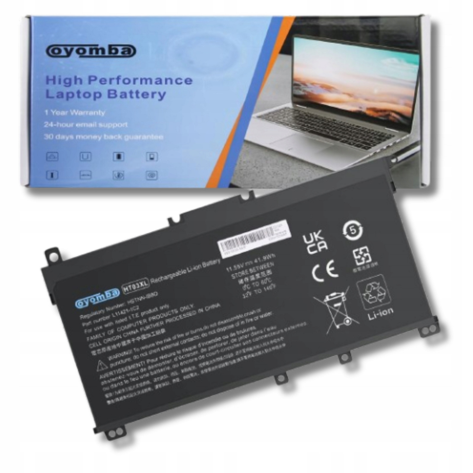 Baterie pro notebook Hp Pavilon ProBook Envy 3630 mAh Lithium-Polymerová