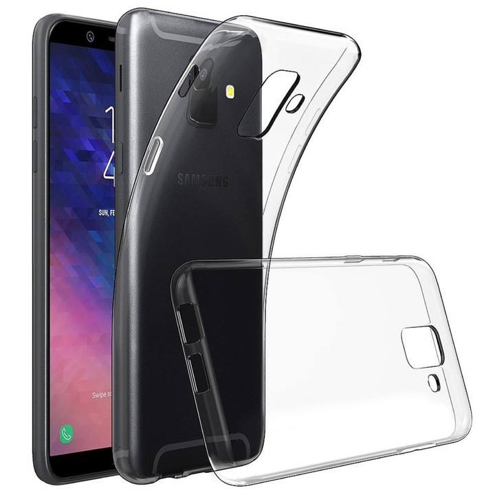 Pouzdro UltraClear 1mm bezbarvé pro Samsung Galaxy A6 (2018)