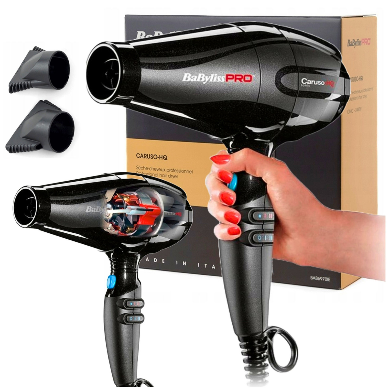 Sušička Vlasů Babyliss Pro Caruso Hq BaByliss Pro 2400W