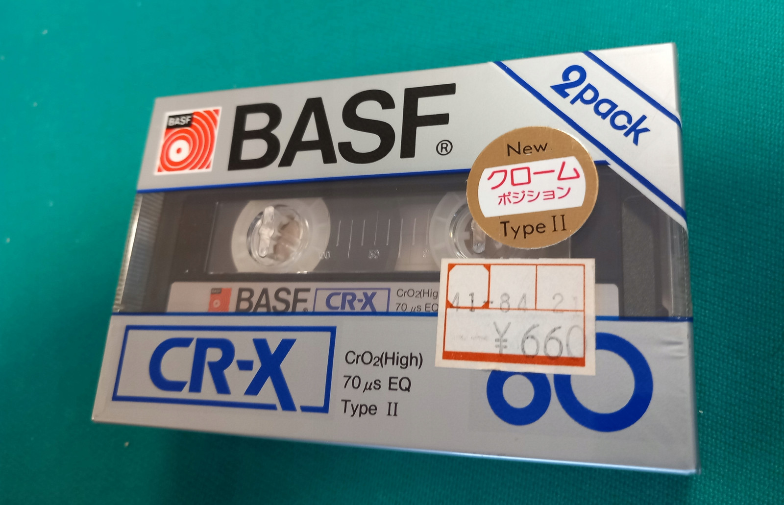 Basf Cr-x 60 2PACK Magnetofonová Kazeta