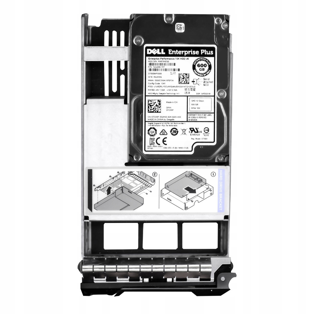 Dell 0TC05P 600GB 15K 256MB SAS-3 3,5'' ST600MP0006