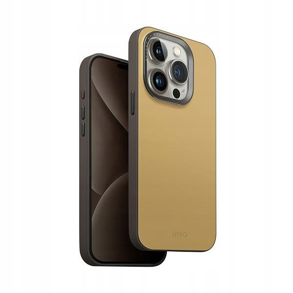 Pouzdro Pro Iphone 15 Pro Uniq Lyden Ds Magclick Charging Žluto-šedé Case