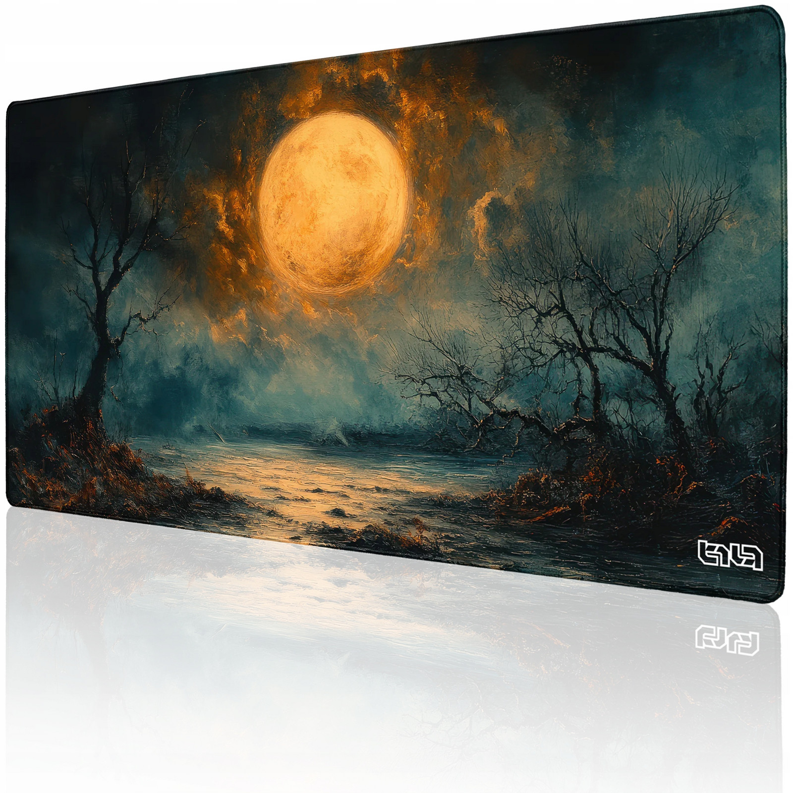 Herní Podložka Lunar Abyss 100x50 Tilt Velká Na stůl XL XXL