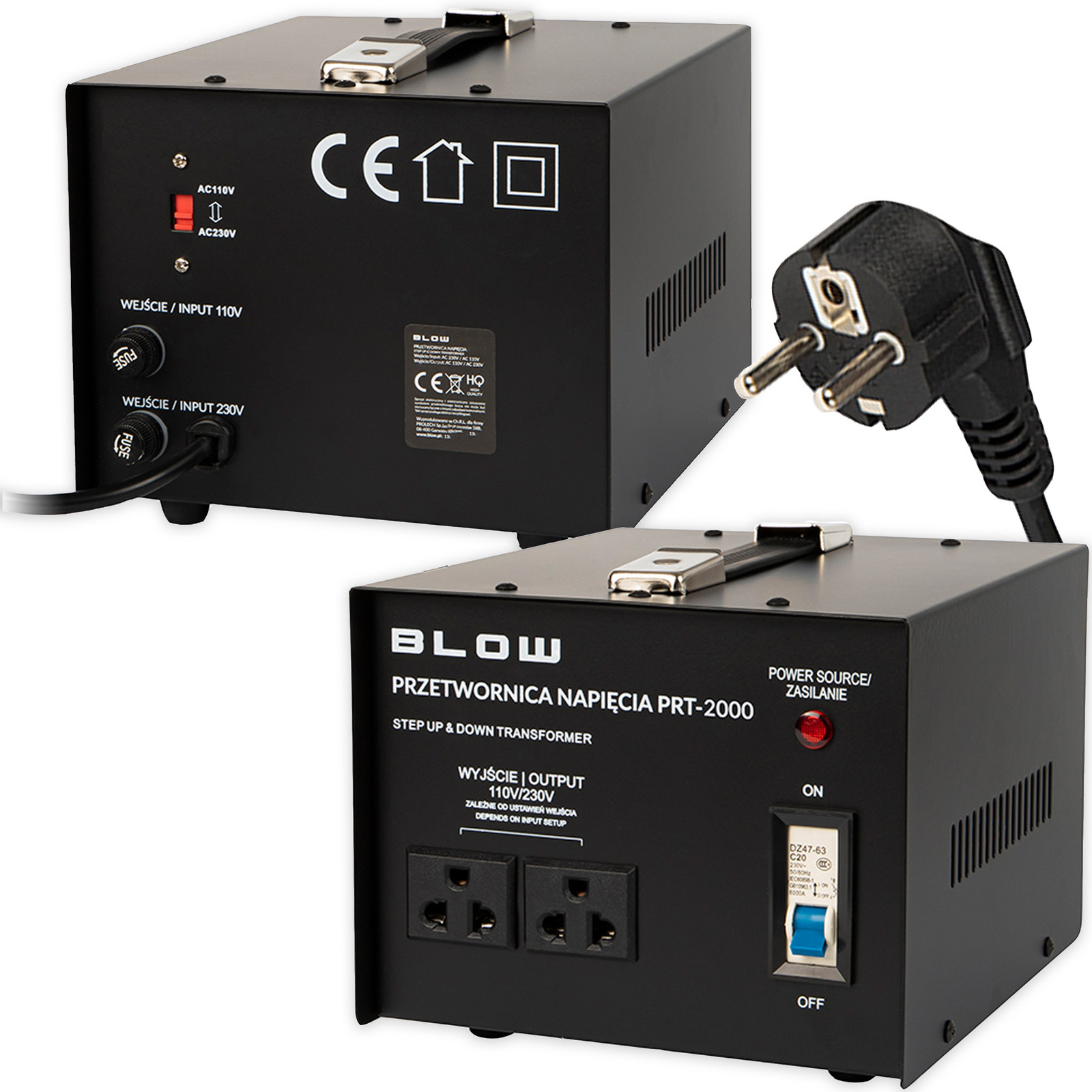 Měnič Napětí Převodník Napětí Napájecí Zdroj 110V 230V 2000W