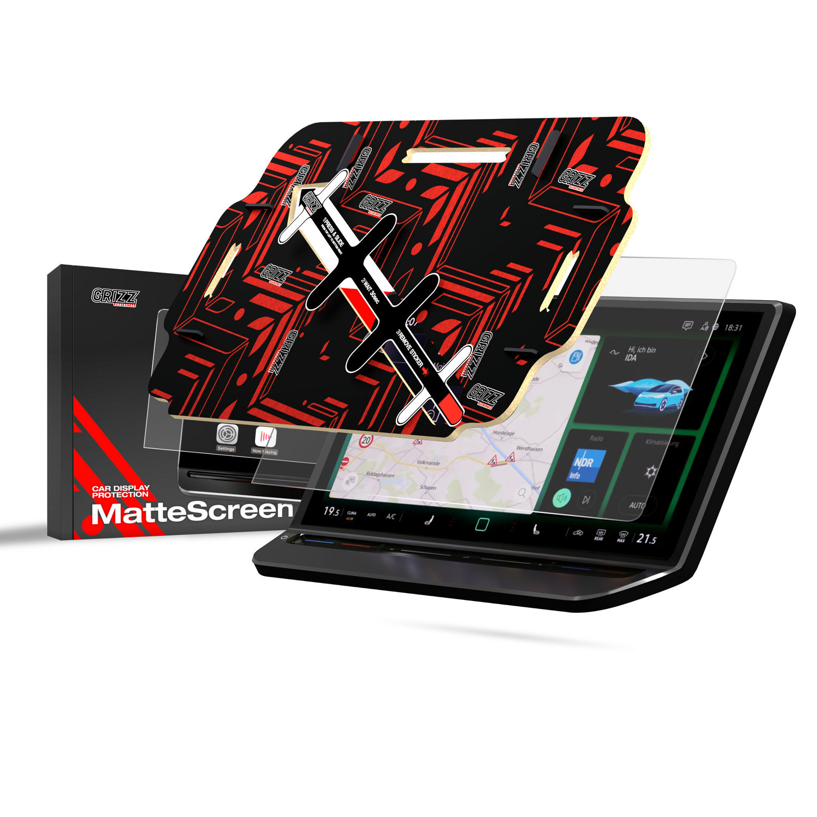 Fólie Proti Otiskům Vlasů s aplikátorem pro Volkswagen Tayron 15