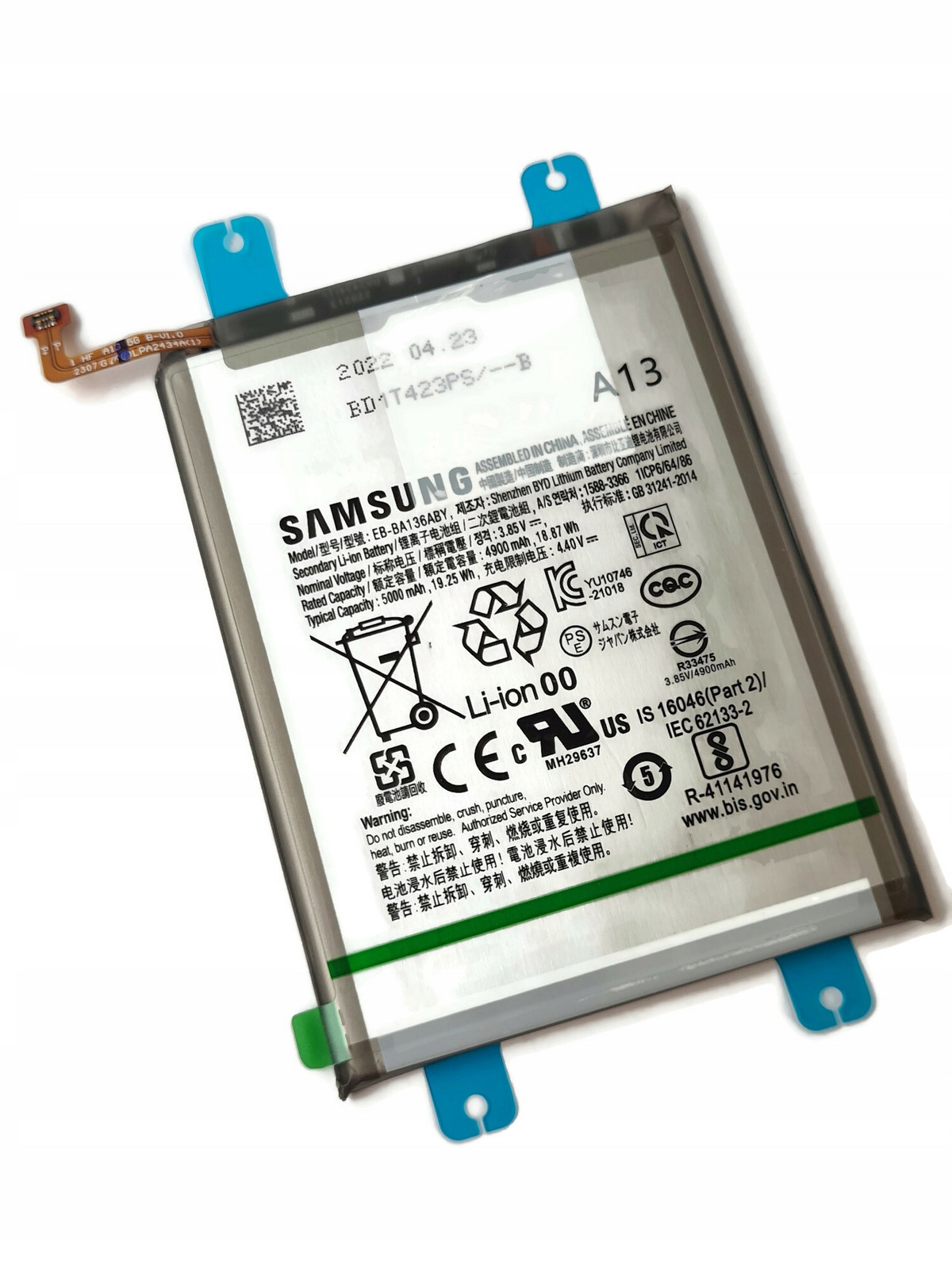 Org Nová originální baterie akumulátor pro Samsung Galaxy A13 5G (A136)