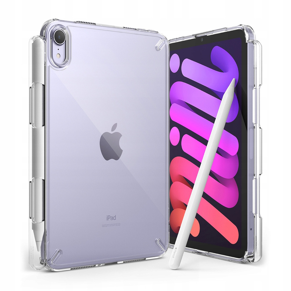 Pouzdro Ringke pro Apple iPad Mini 6 7, průhledné, držák na Apple Pen