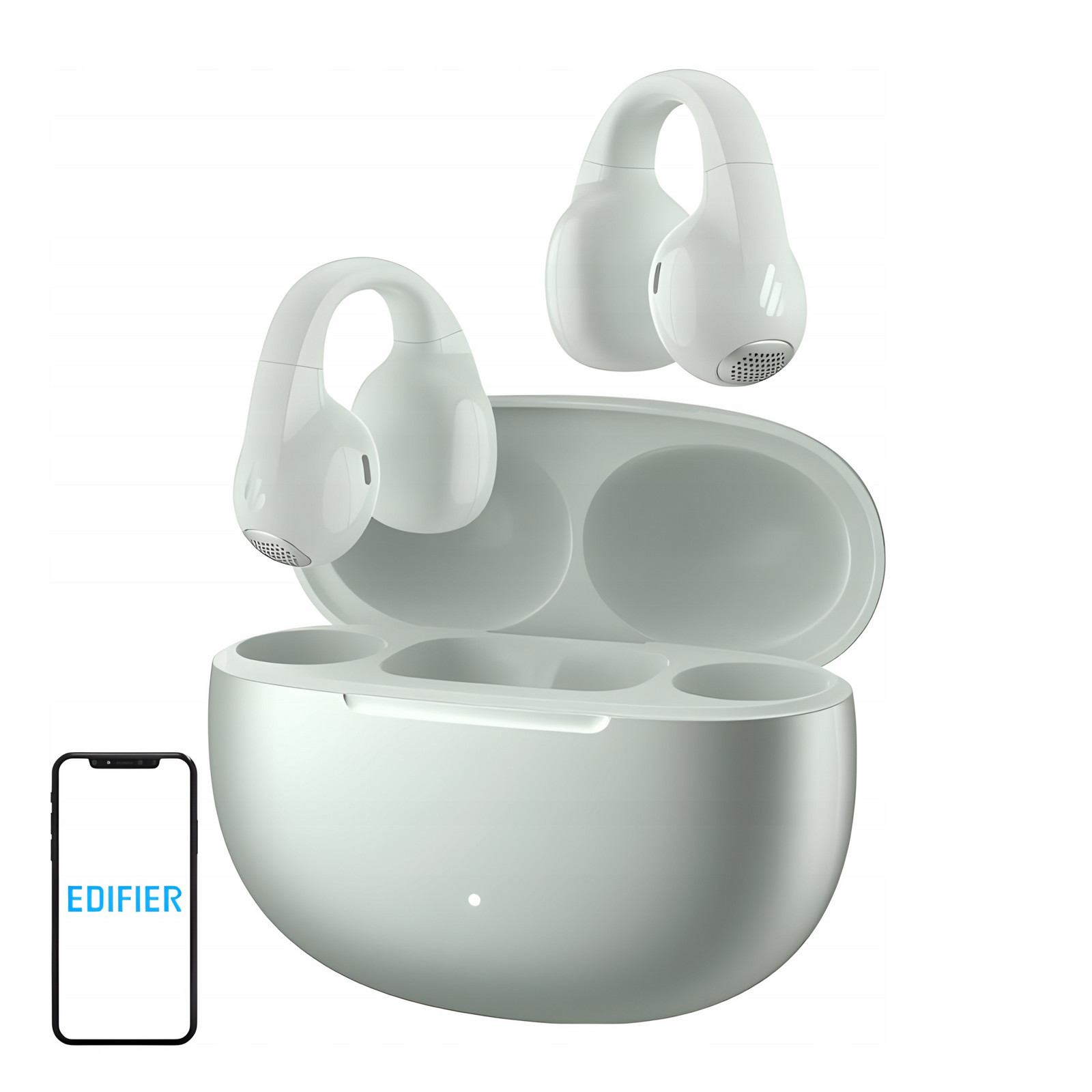 Edifier Comfo C Bluetooth 5.4 sluchátka IP56 Redukce šumu 28h Zelená