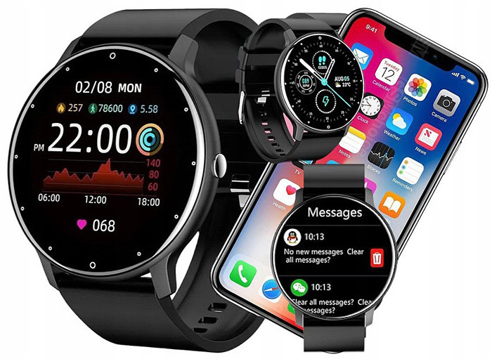 Chytré Hodinky Skmei ZL02 černé