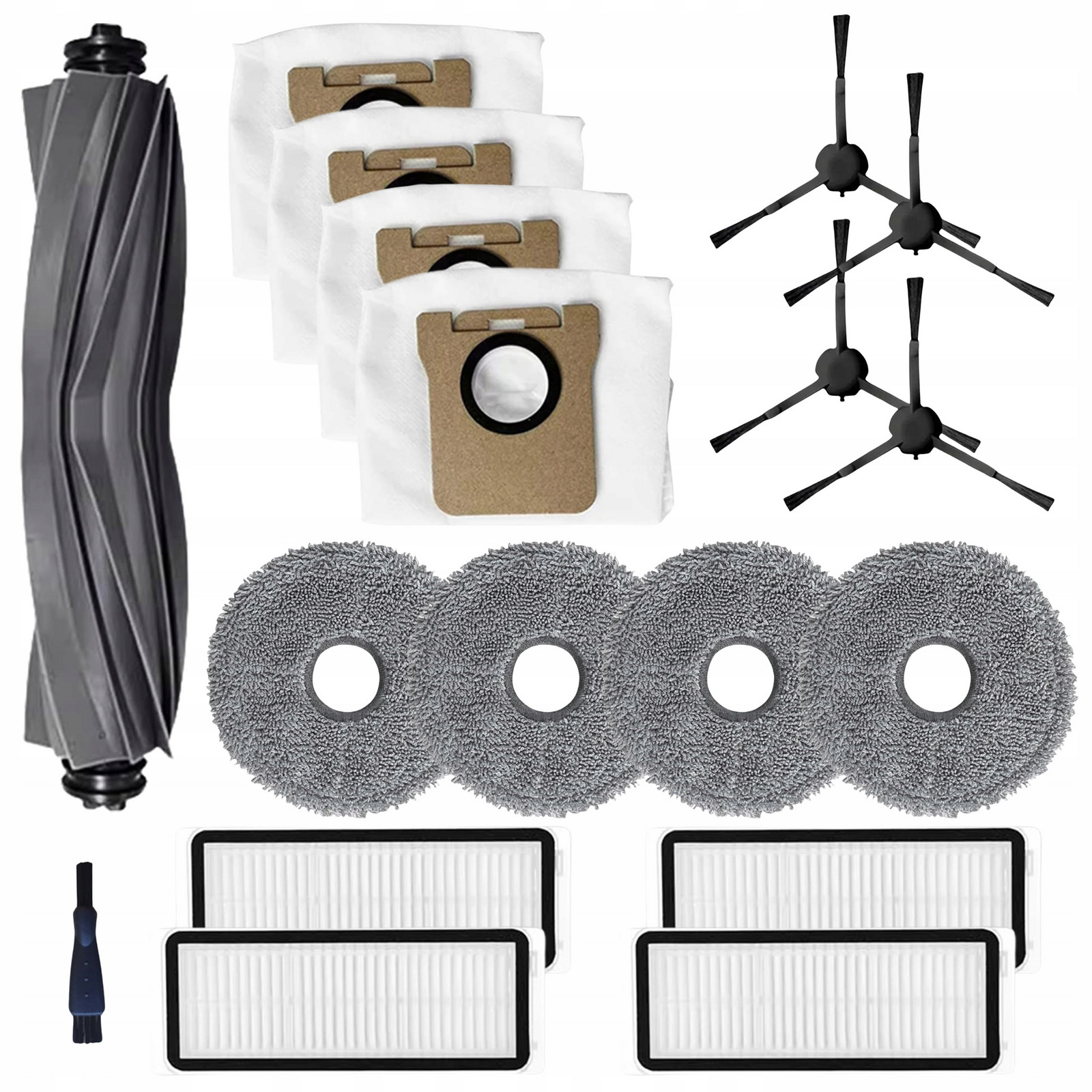 Velká sada kartáče filtry sáčky mopy pro Dreame L20 Ultra X20 Pro Plus