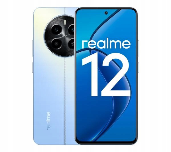 Chytrý telefon Realme 12 4G 8/512GB Amoled Dual Sim Nfc Skyline Blue sklo