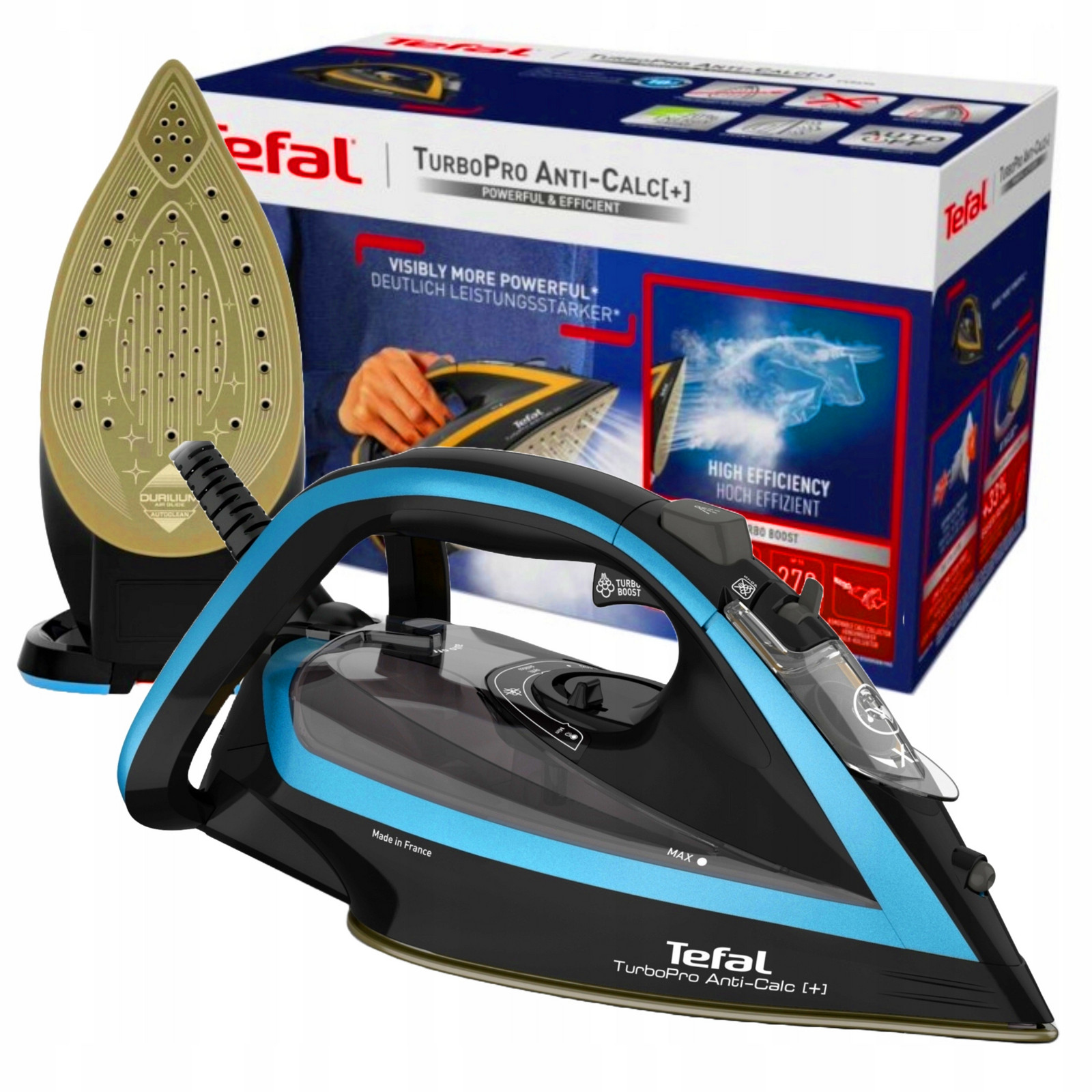 Parní Ráz Tefal Turbo Boost Anit-calc Pro Výkonný Tefal Pro 3000 W