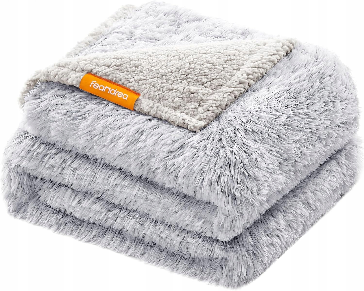 Voděodolná deka pro psy 152x127 Cm XL Polar Sherpa Oboustranná Šedá